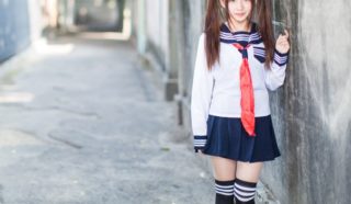 067　愛美12才　正座でセックス　～背面座位で上品交尾～